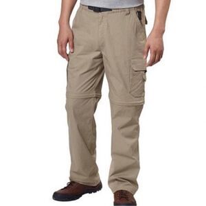 BC Clothing Men's Convertible Stretch Cargo Hiking Pants Shorts XXL x 32